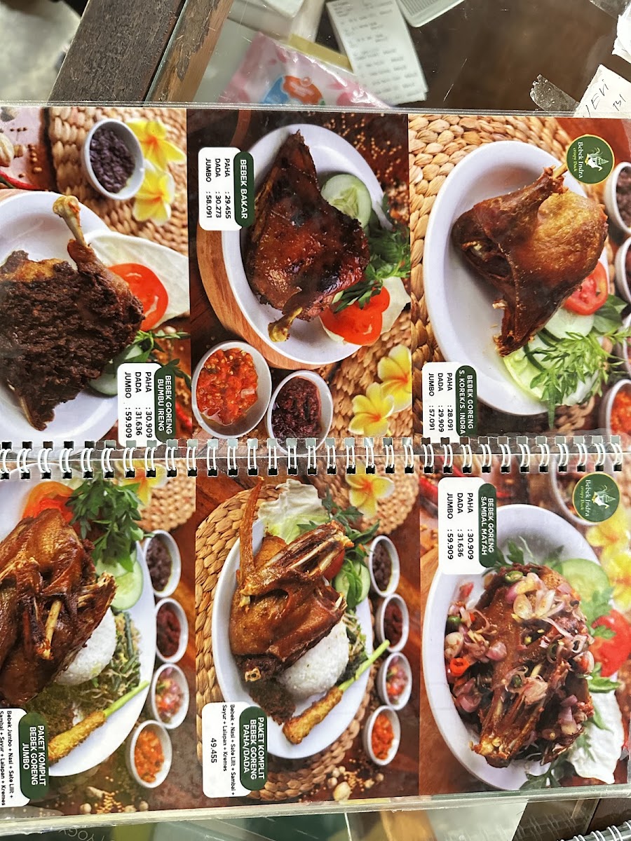 Bebek Indra Photo Menu 9