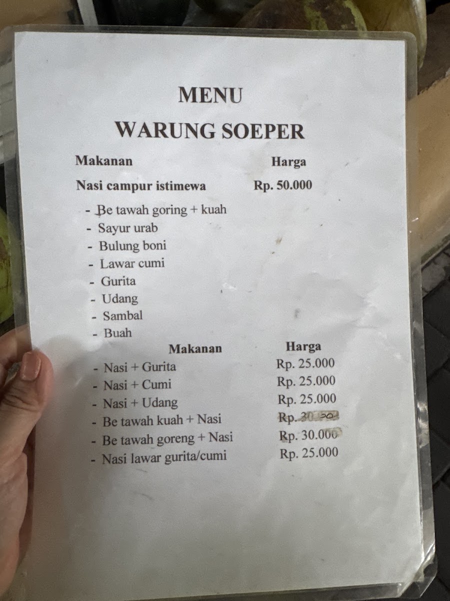 Warung Soeper Photo Menu 4