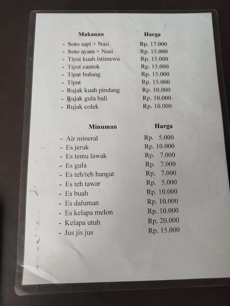 Warung Soeper Photo Menu 7
