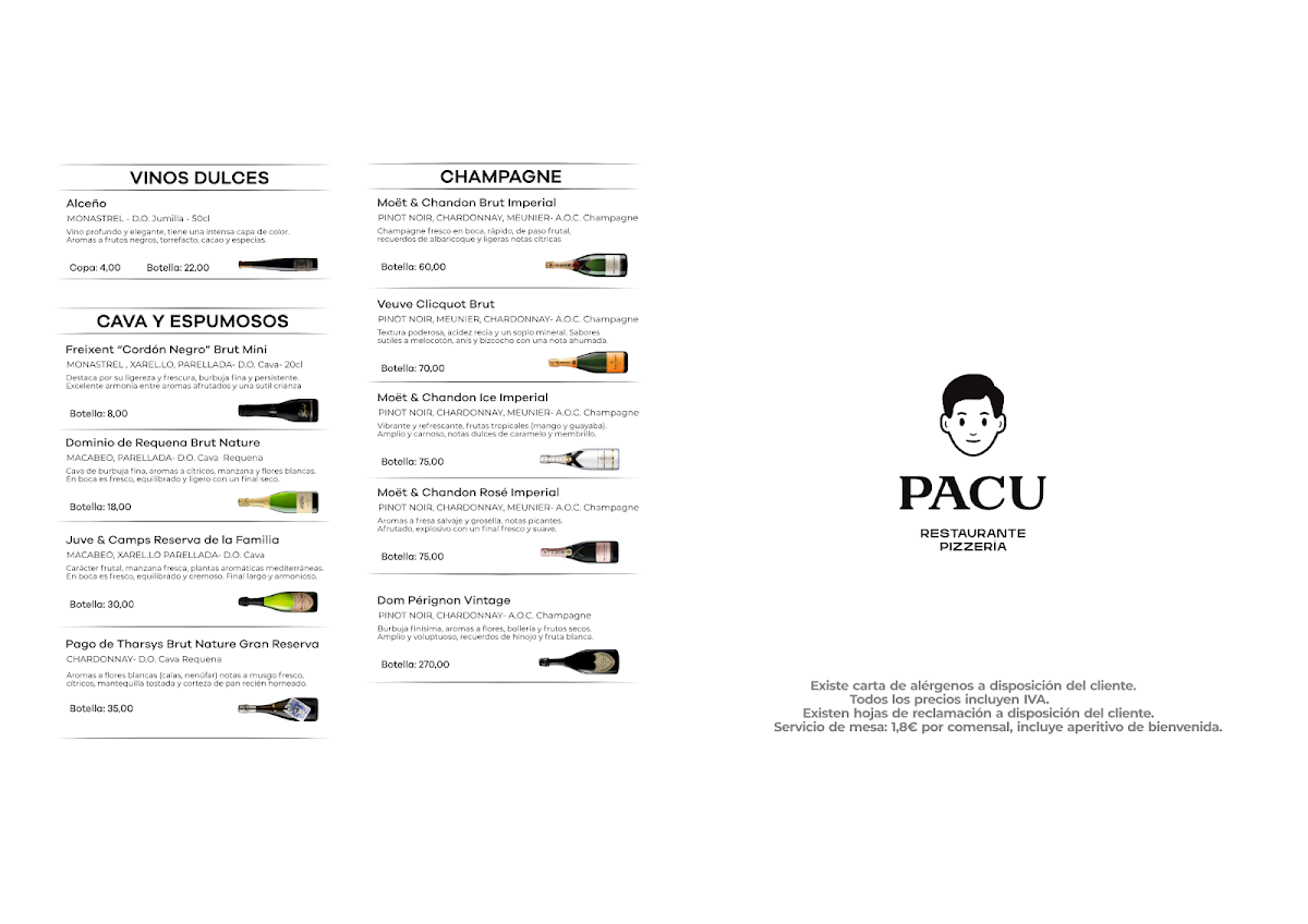 Pacu Restaurante Pizzería Photo Menu 8