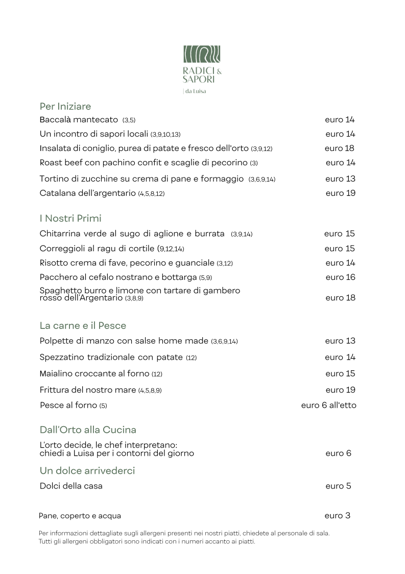 Radici & Sapori Photo Menu 1
