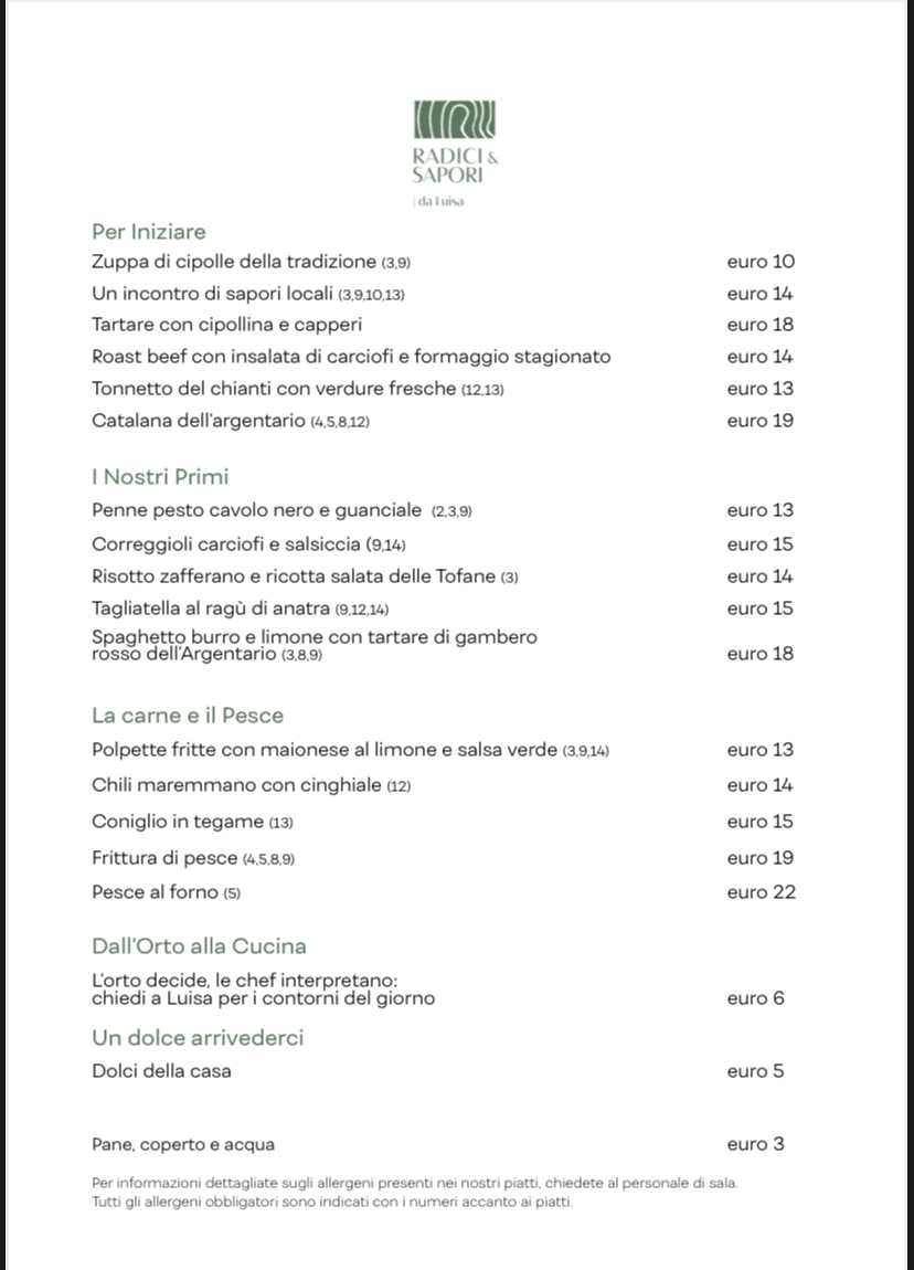 Radici & Sapori Photo Menu 4
