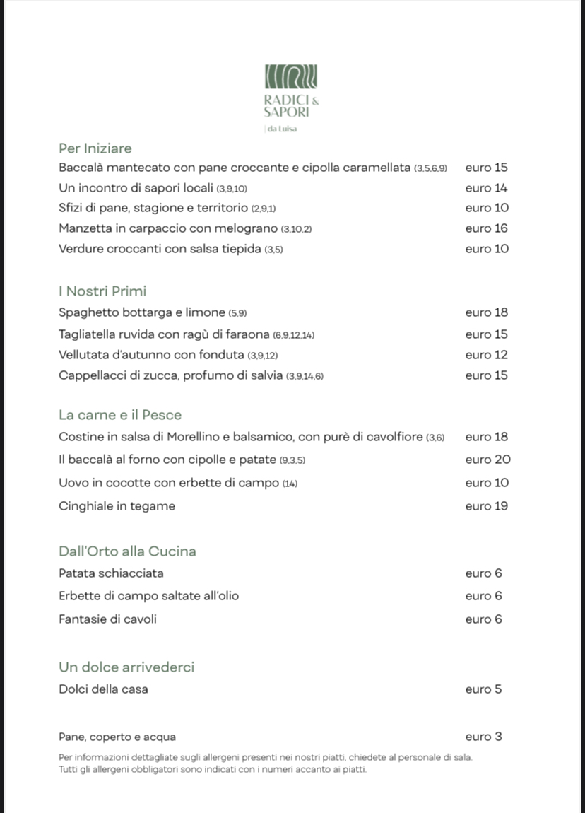 Radici & Sapori Photo Menu 7