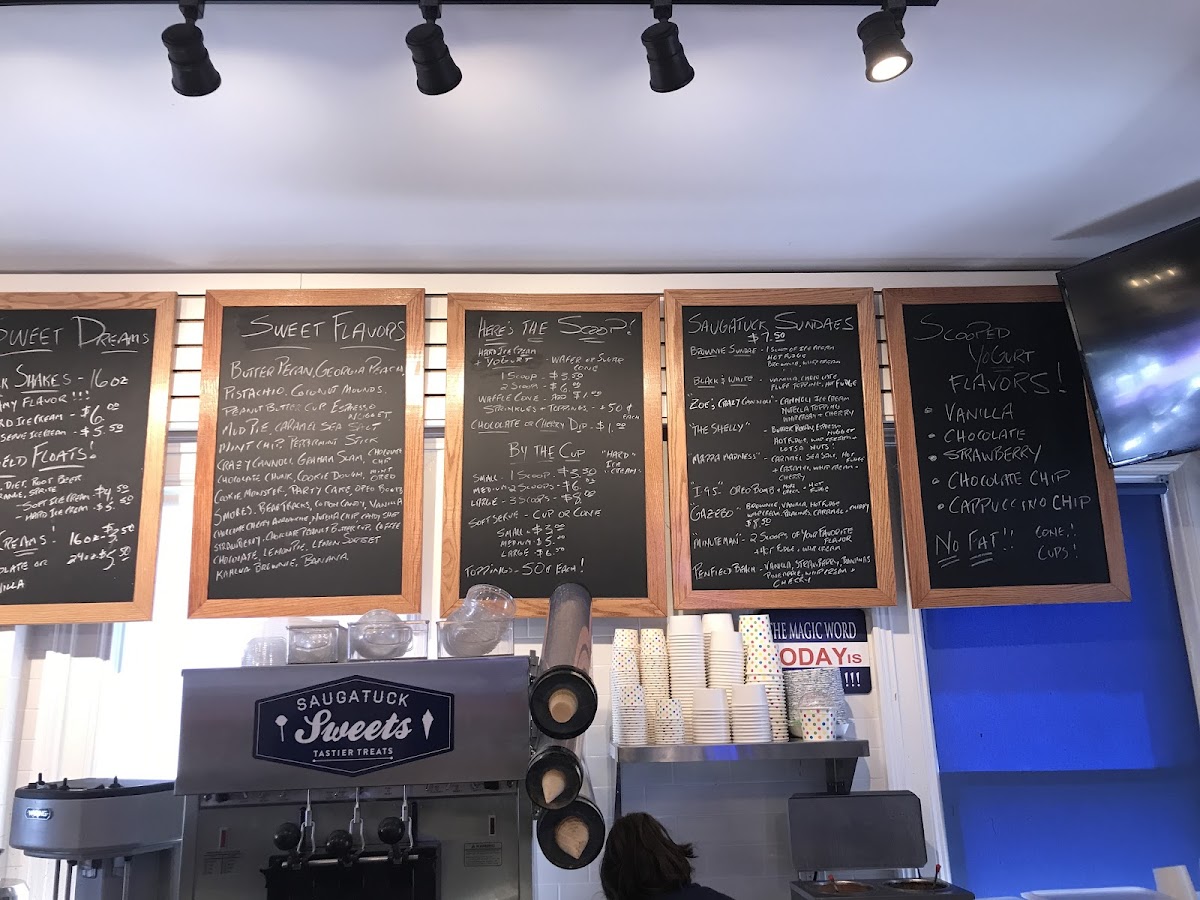 Saugatuck Sweets Fairfield Photo Menu 1