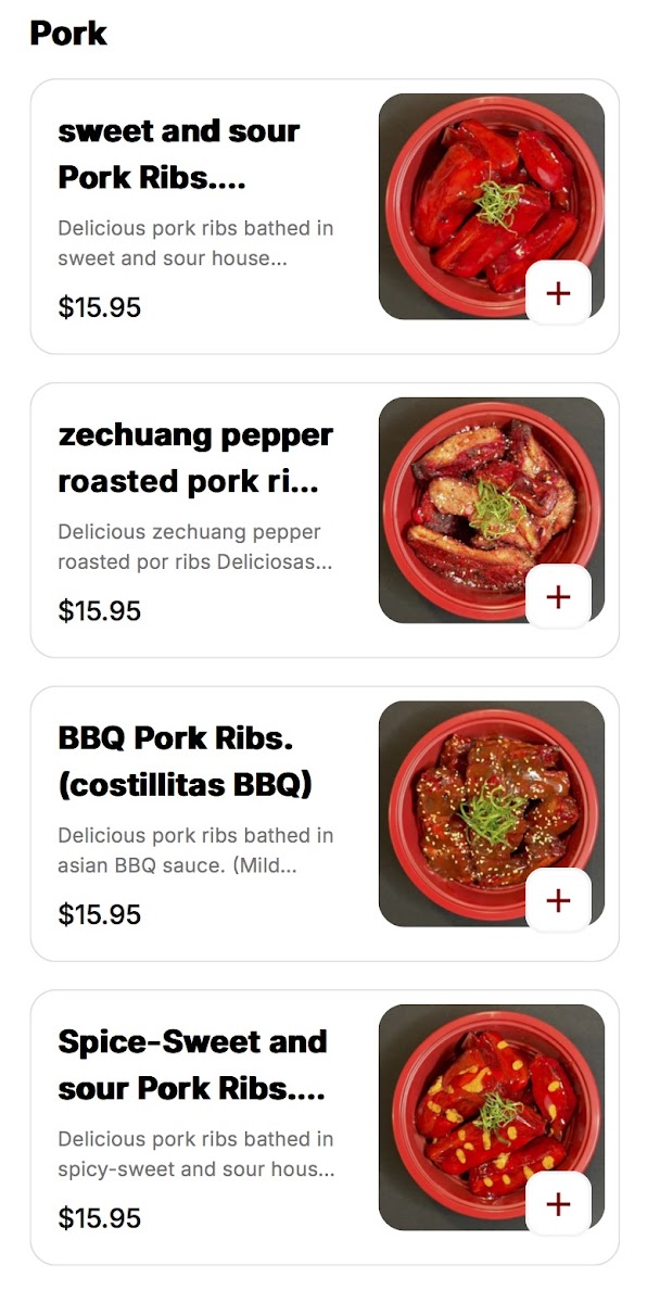 Mostacho - Arroz Chino Photo Menu 1