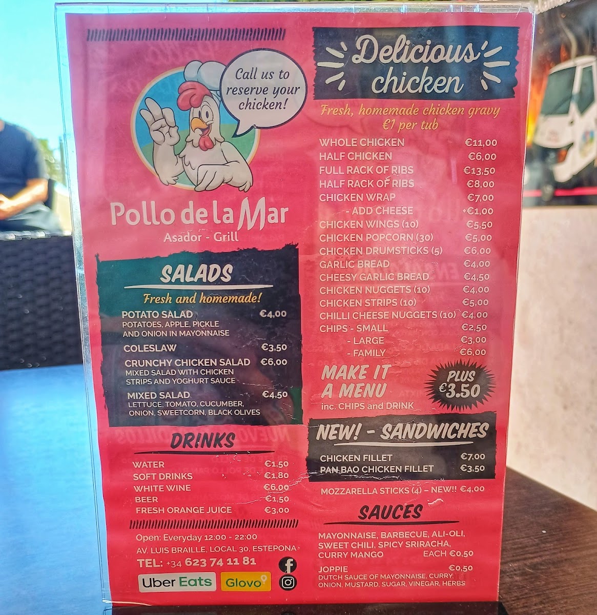 Pollo De La Mar Photo Menu 2