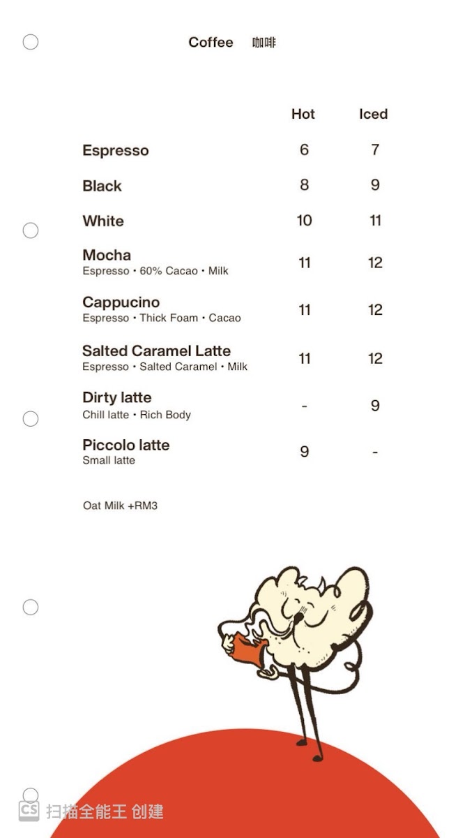 Rakuki Coffee Photo Menu 8