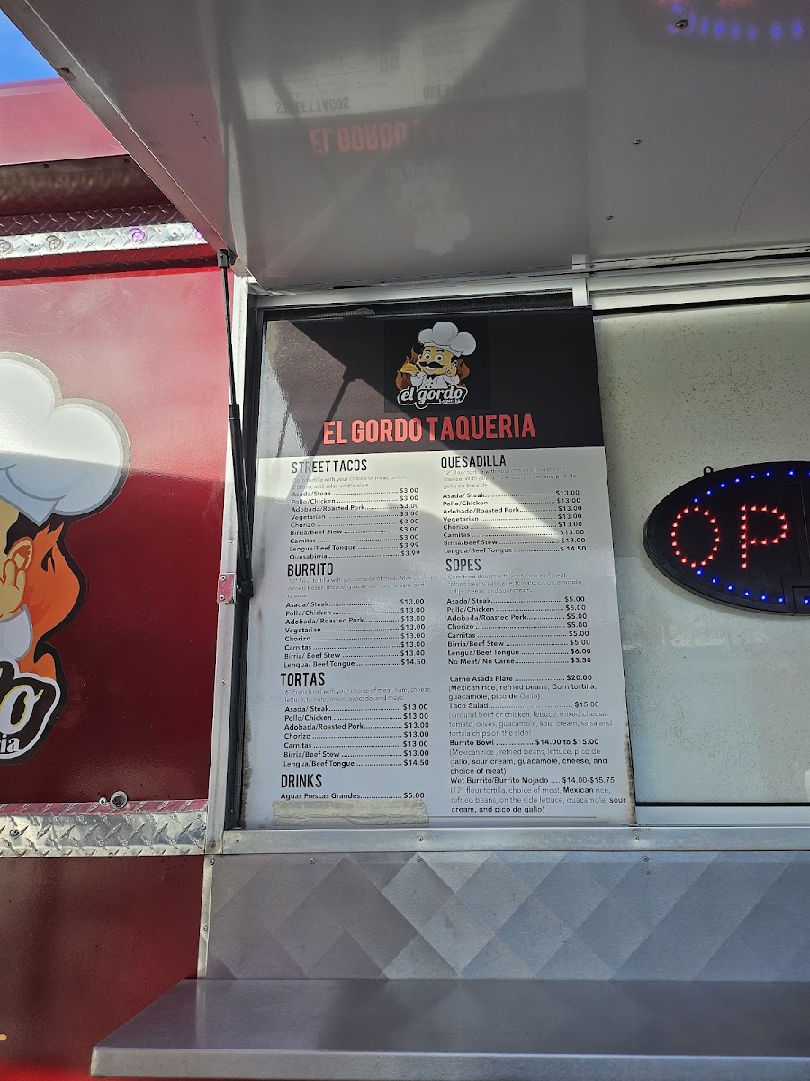 El Gordo Taqueria Photo Menu 7