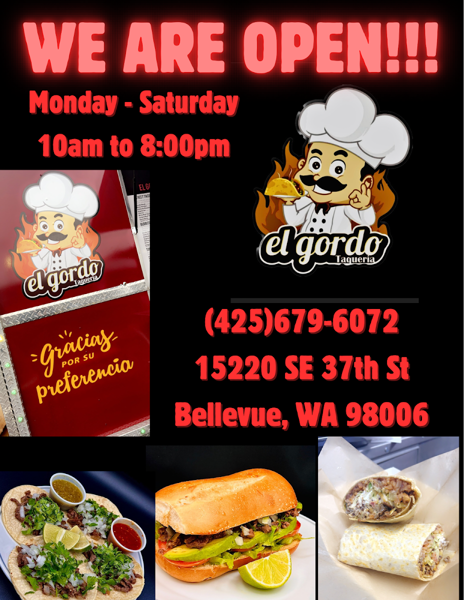 El Gordo Taqueria Photo Menu 9