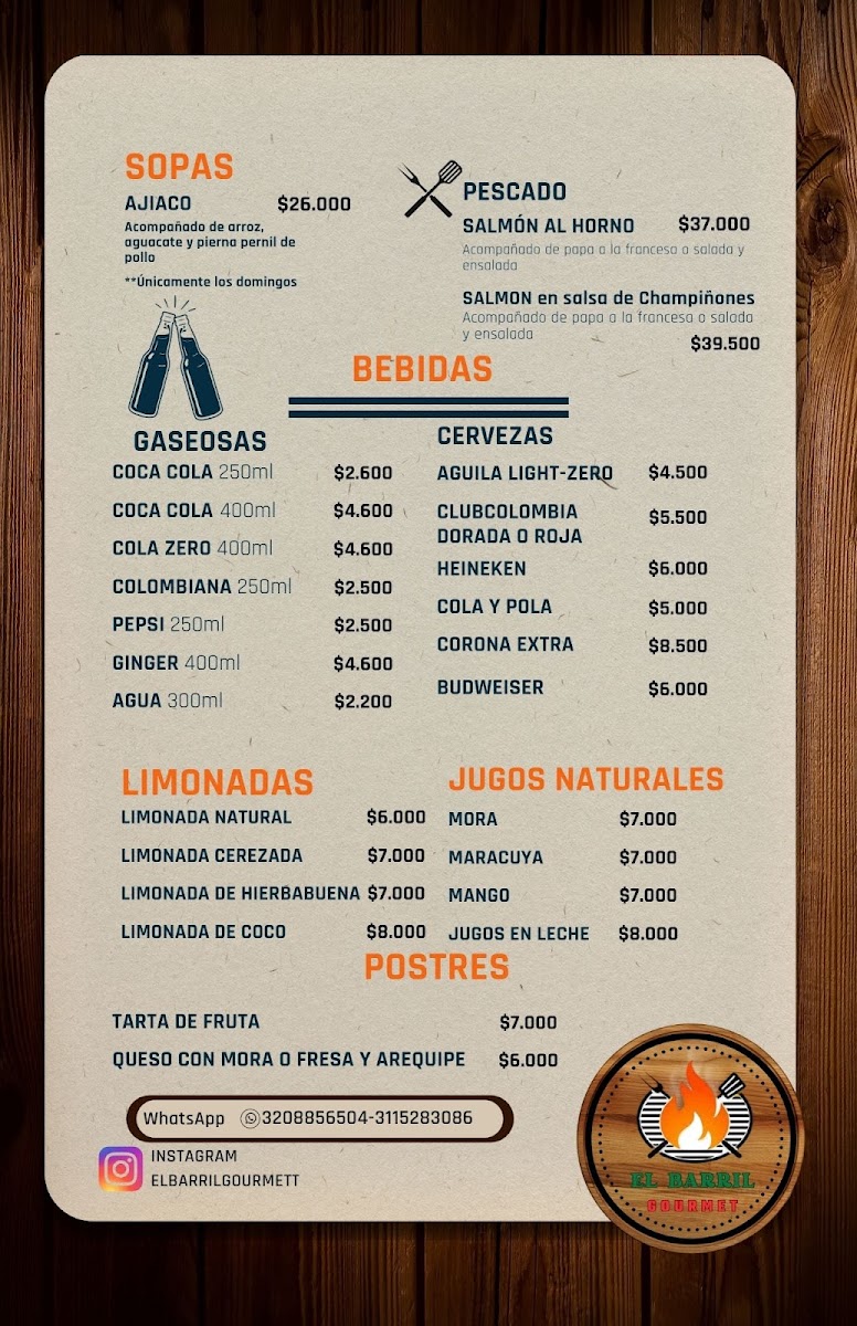 EL Barril Gourmet Photo Menu 4