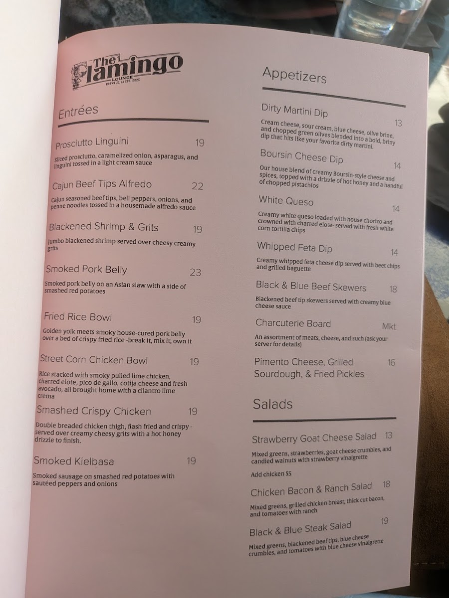 The Flamingo Lounge Photo Menu 3