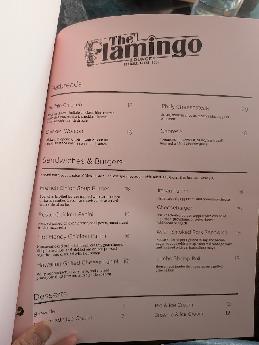 The Flamingo Lounge Photo Menu 7