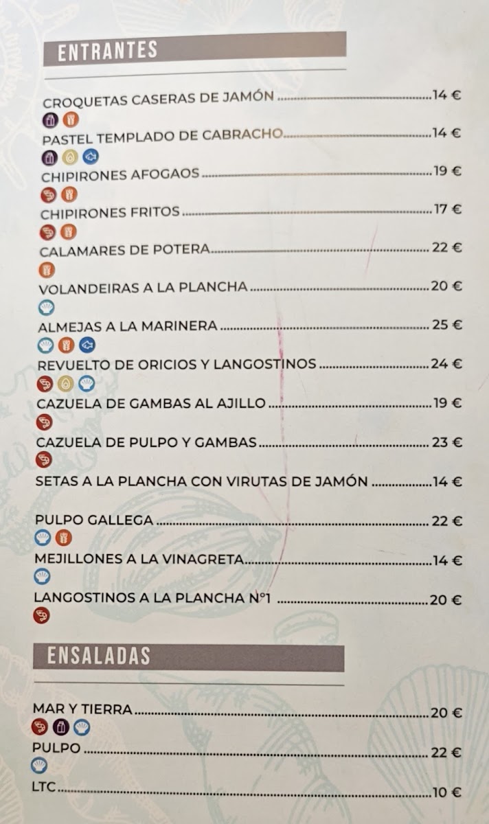 RESTAURANTE MARINO DE LUANCO Photo Menu 1