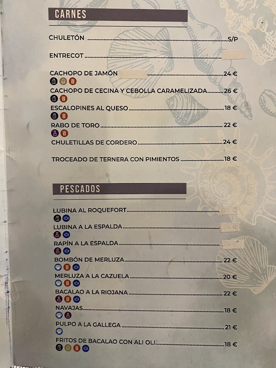 RESTAURANTE MARINO DE LUANCO Photo Menu 2