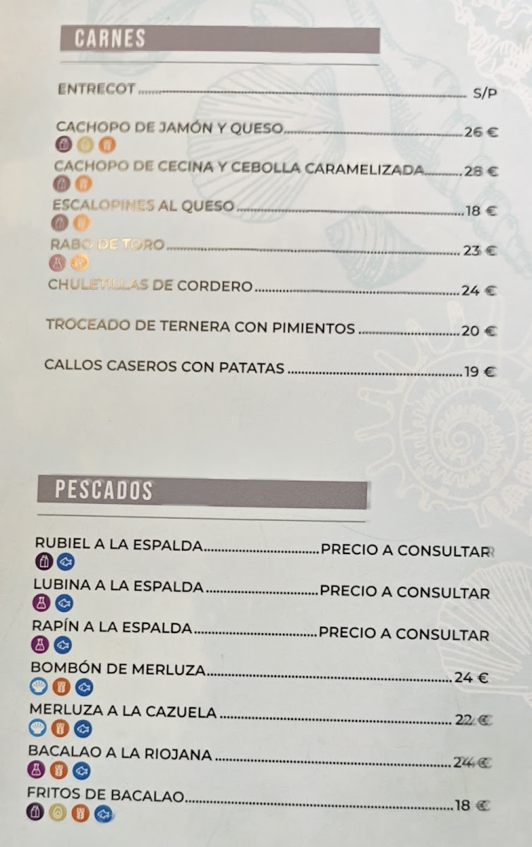 RESTAURANTE MARINO DE LUANCO Photo Menu 3