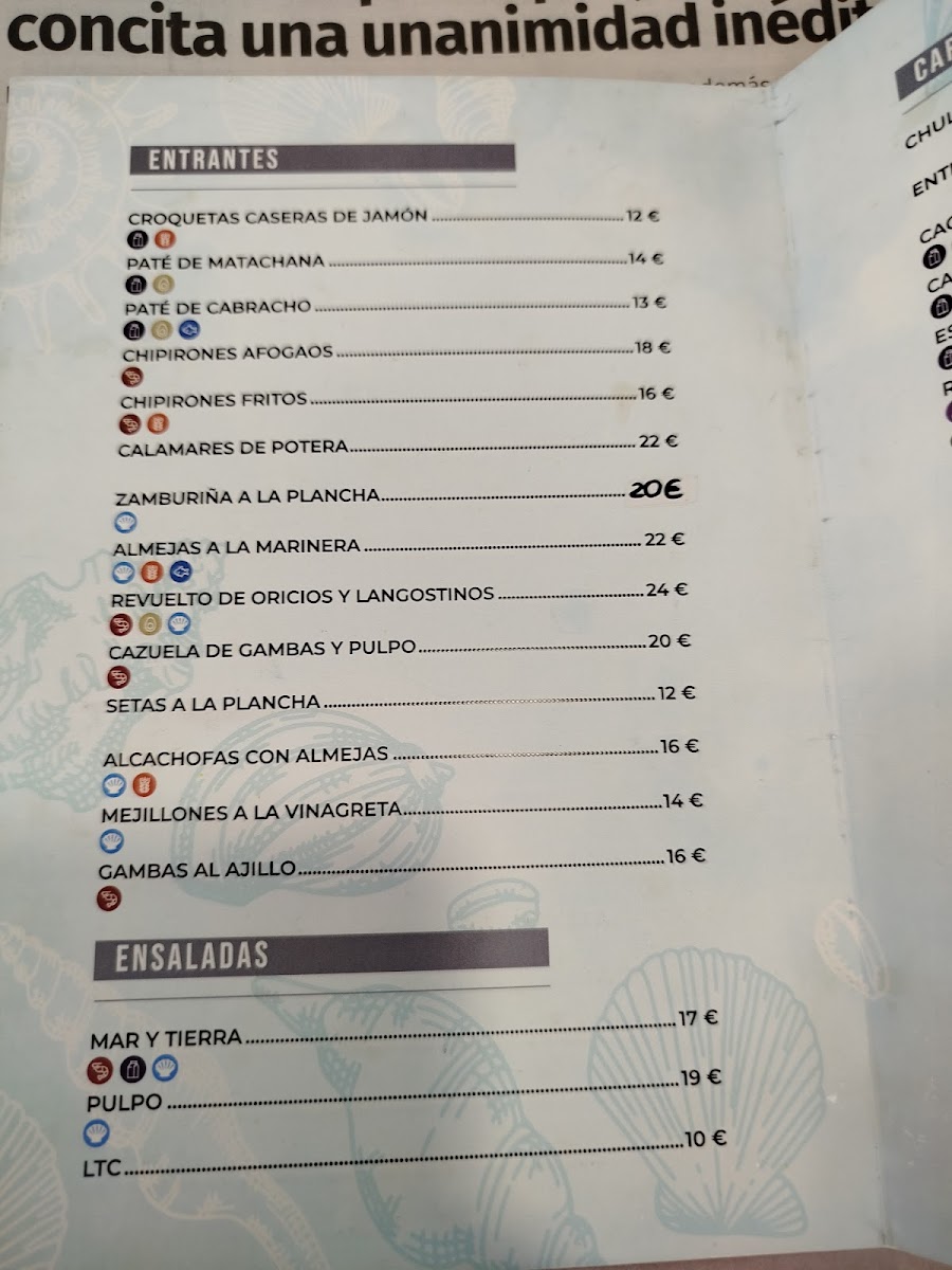RESTAURANTE MARINO DE LUANCO Photo Menu 6