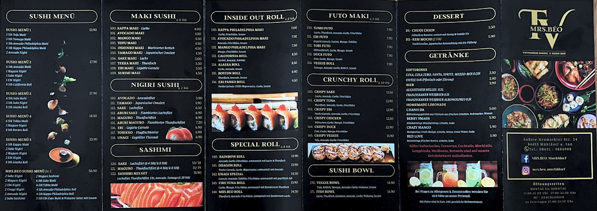Restaurant MRS.BÉO Photo Menu 2