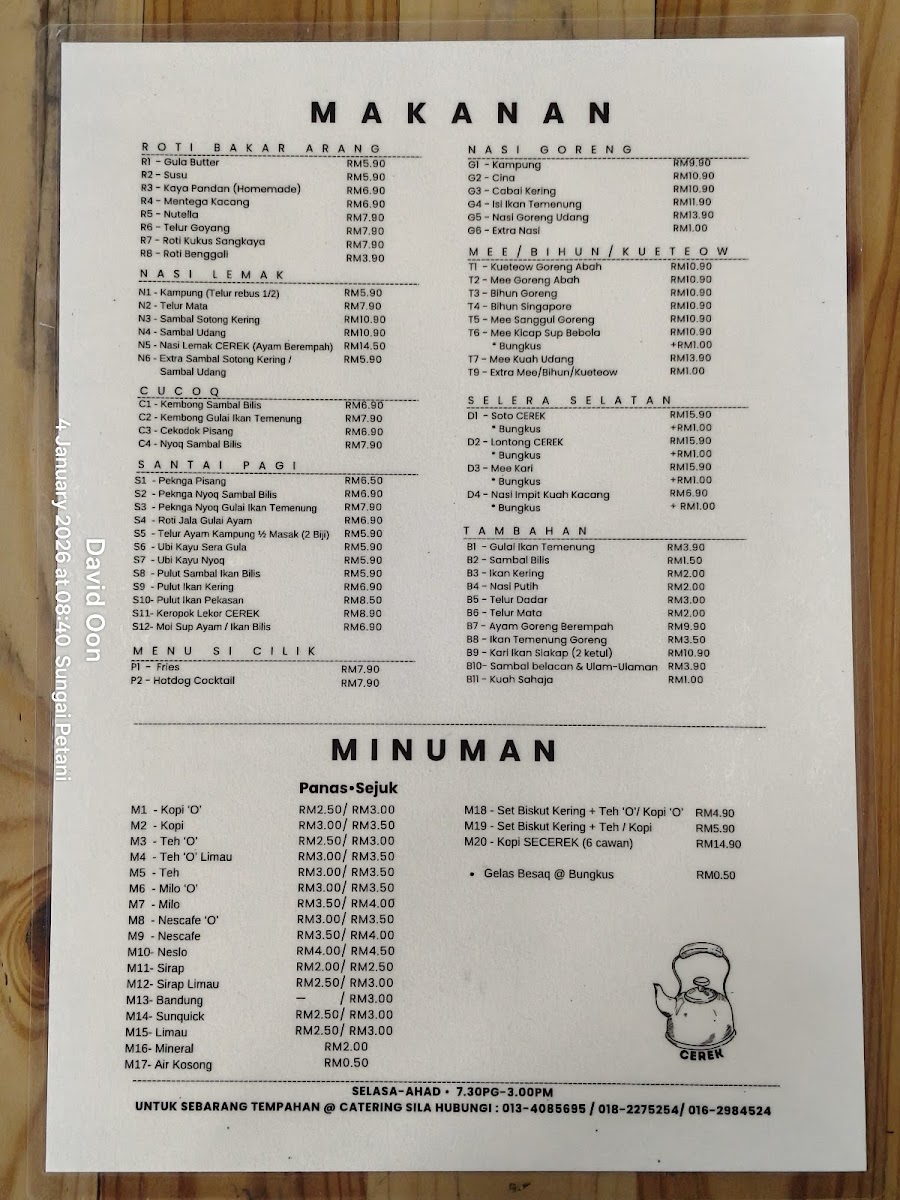 CEREK oleh PAGEY Photo Menu 3