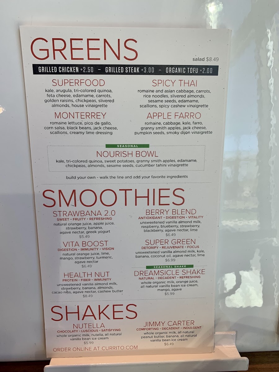 Currito Louisville Photo Menu 3