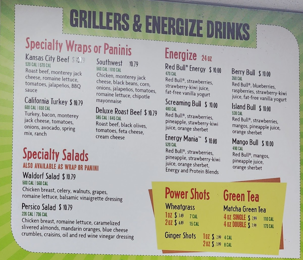 Froots Photo Menu 2