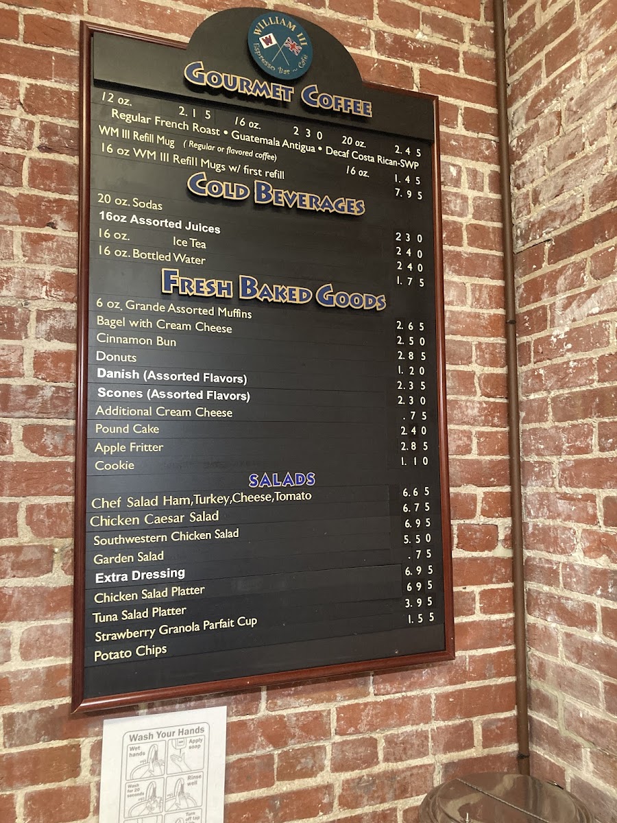 William III Cafe Photo Menu 5