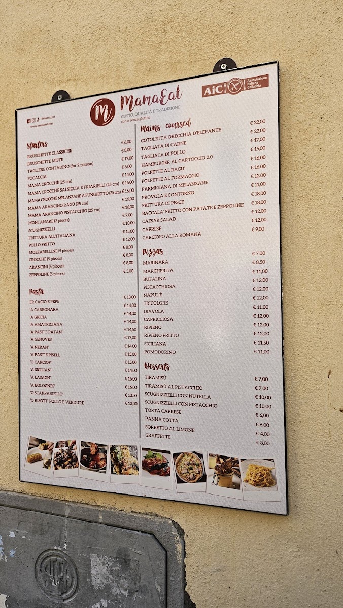Mama Eat - Roma Vaticano Photo Menu 10