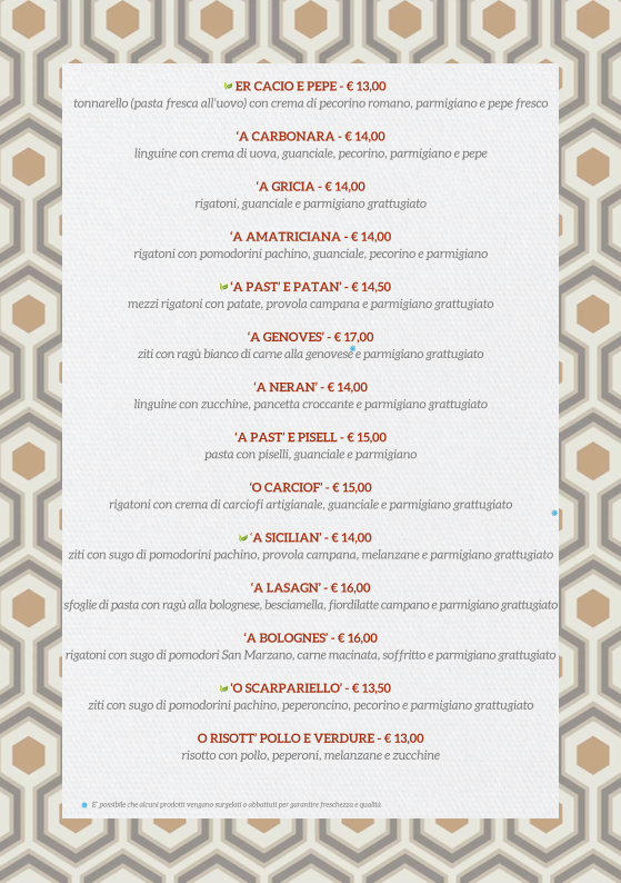 Mama Eat - Roma Vaticano Photo Menu 5