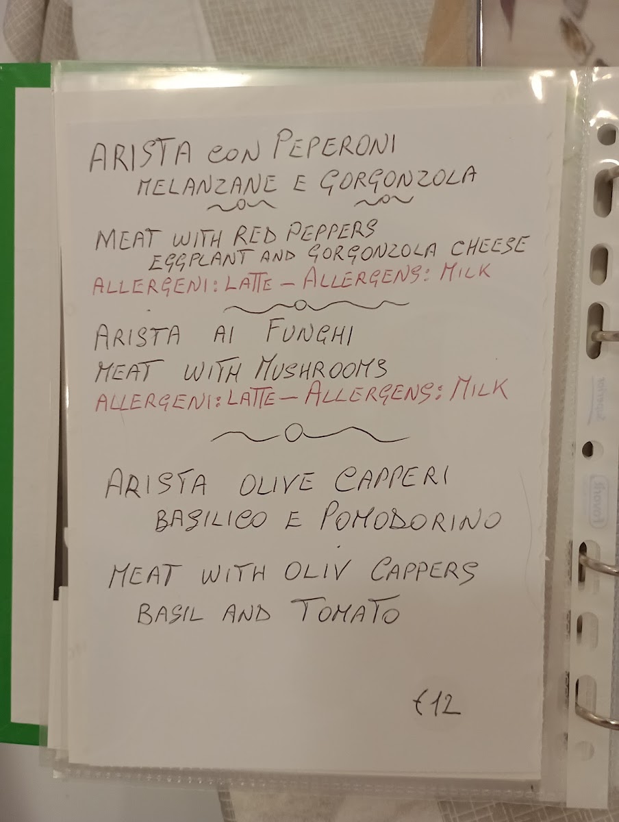 Gluten Free San Pietro Photo Menu 2