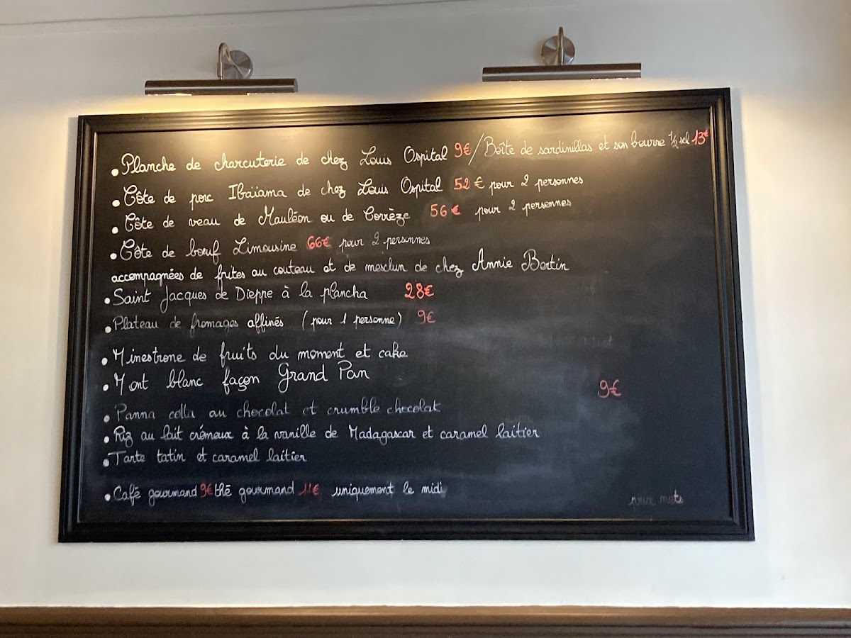 Le Grand Pan Photo Menu 9