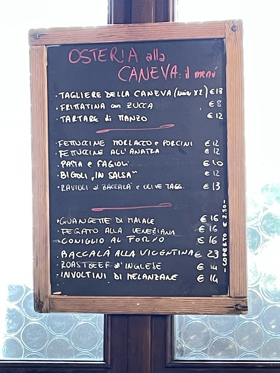 Osteria Alla Caneva Photo Menu 1