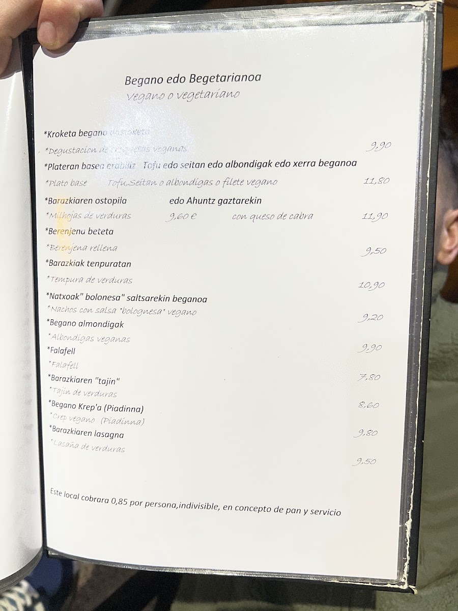 Cafetería Geltoki Photo Menu 1