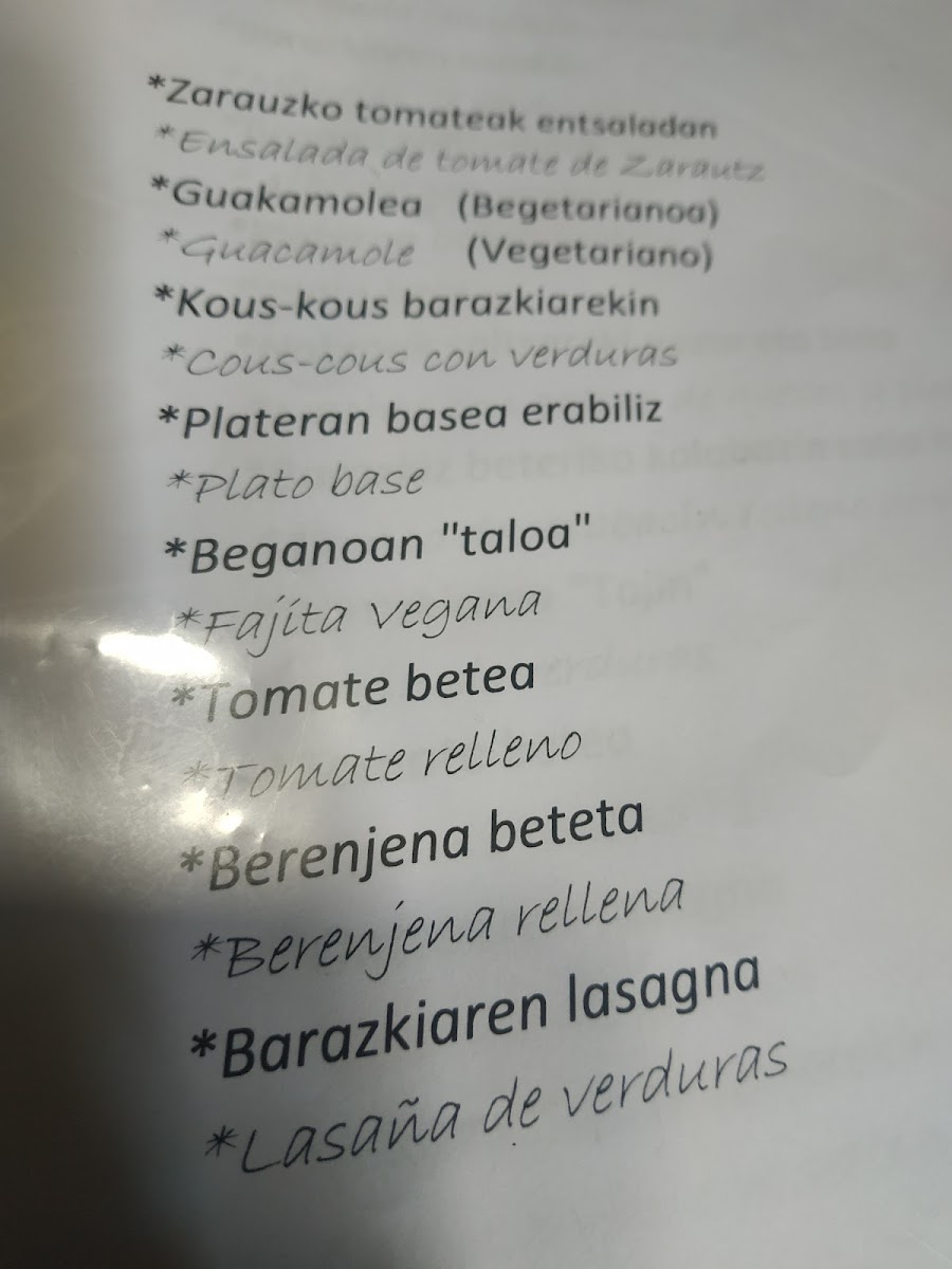 Cafetería Geltoki Photo Menu 6