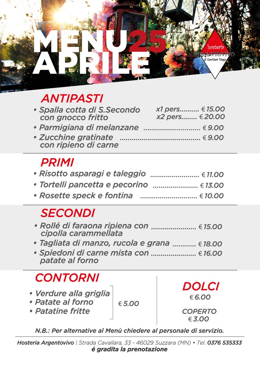 Osteria Argento Vivo Photo Menu 2