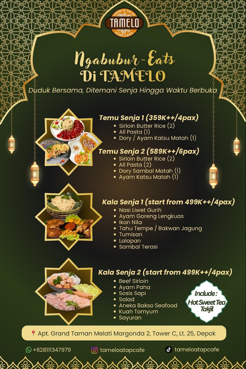TAMELO Atap Cafe Photo Menu 3