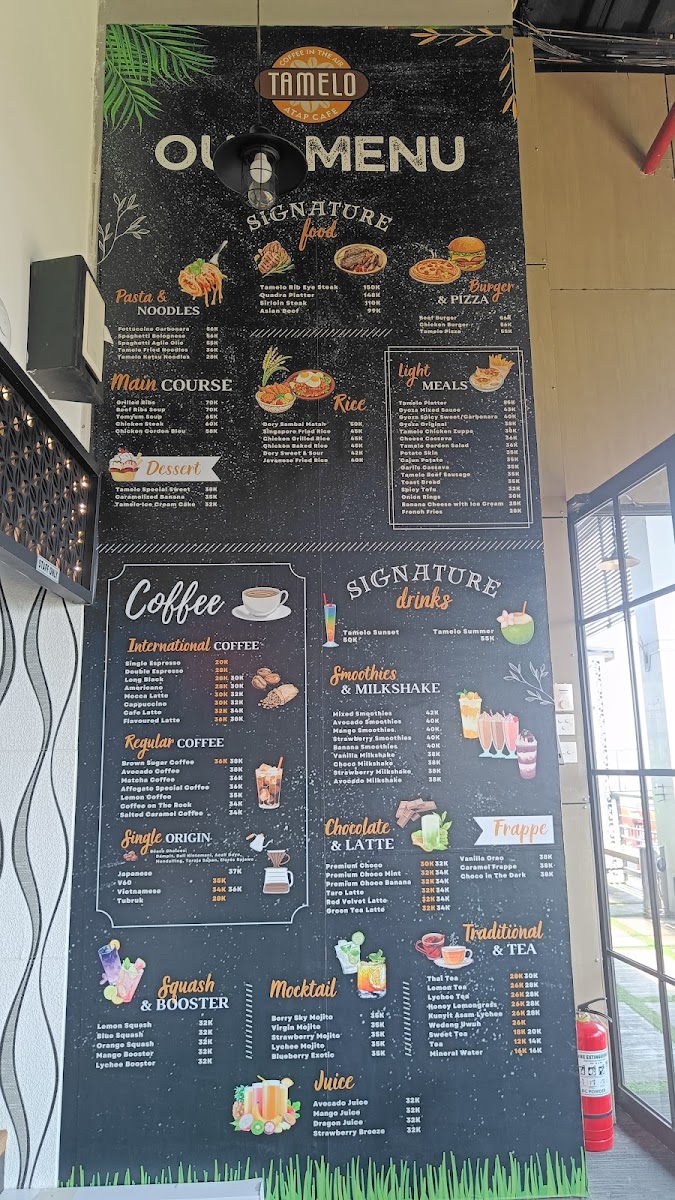 TAMELO Atap Cafe Photo Menu 5