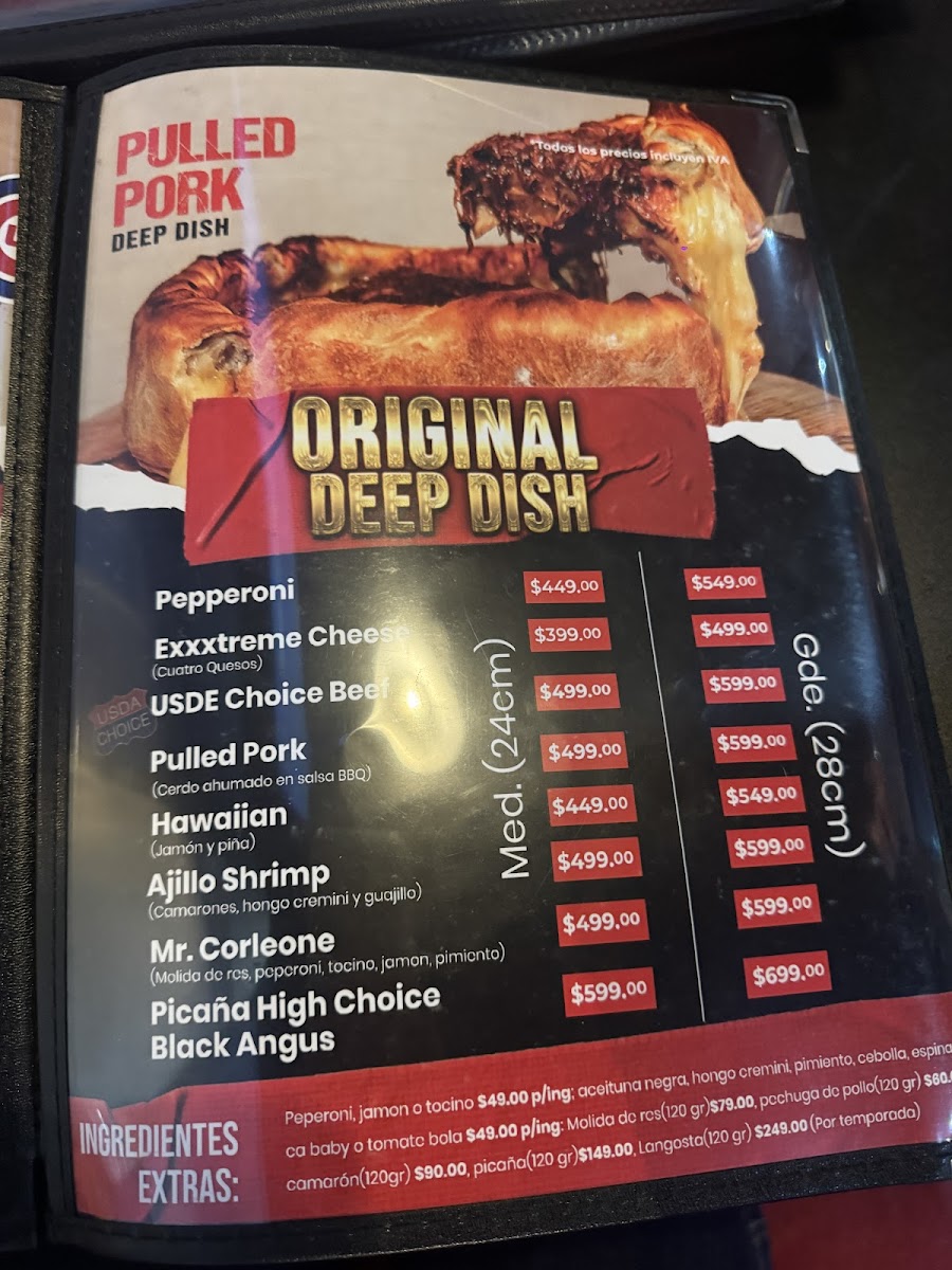 Chicago's Pizza Mérida Photo Menu 4