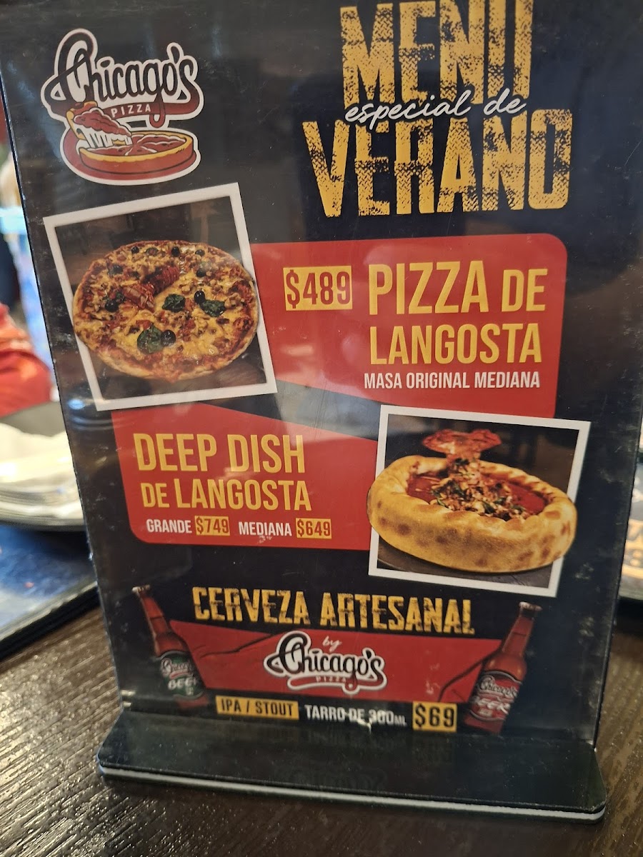 Chicago's Pizza Mérida Photo Menu 5