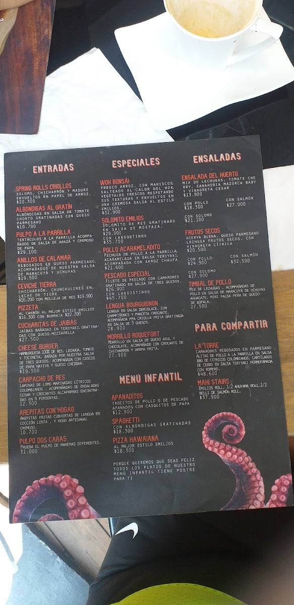 Emilios Restaurante Photo Menu 4