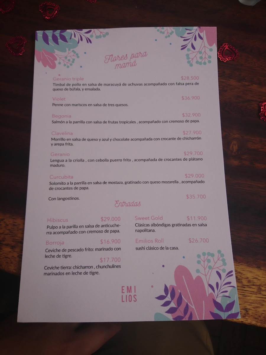Emilios Restaurante Photo Menu 6
