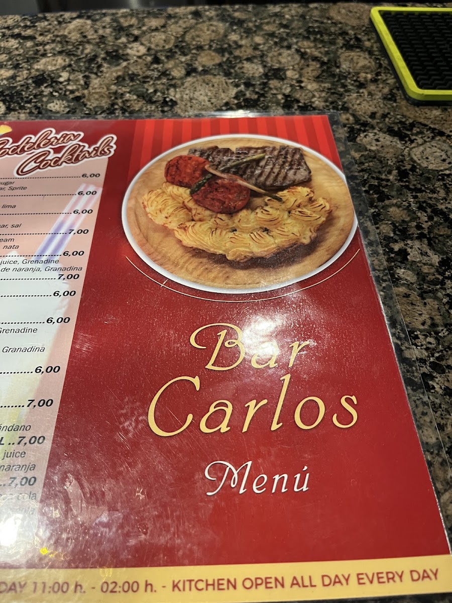 BAR CARLOS Photo Menu 7