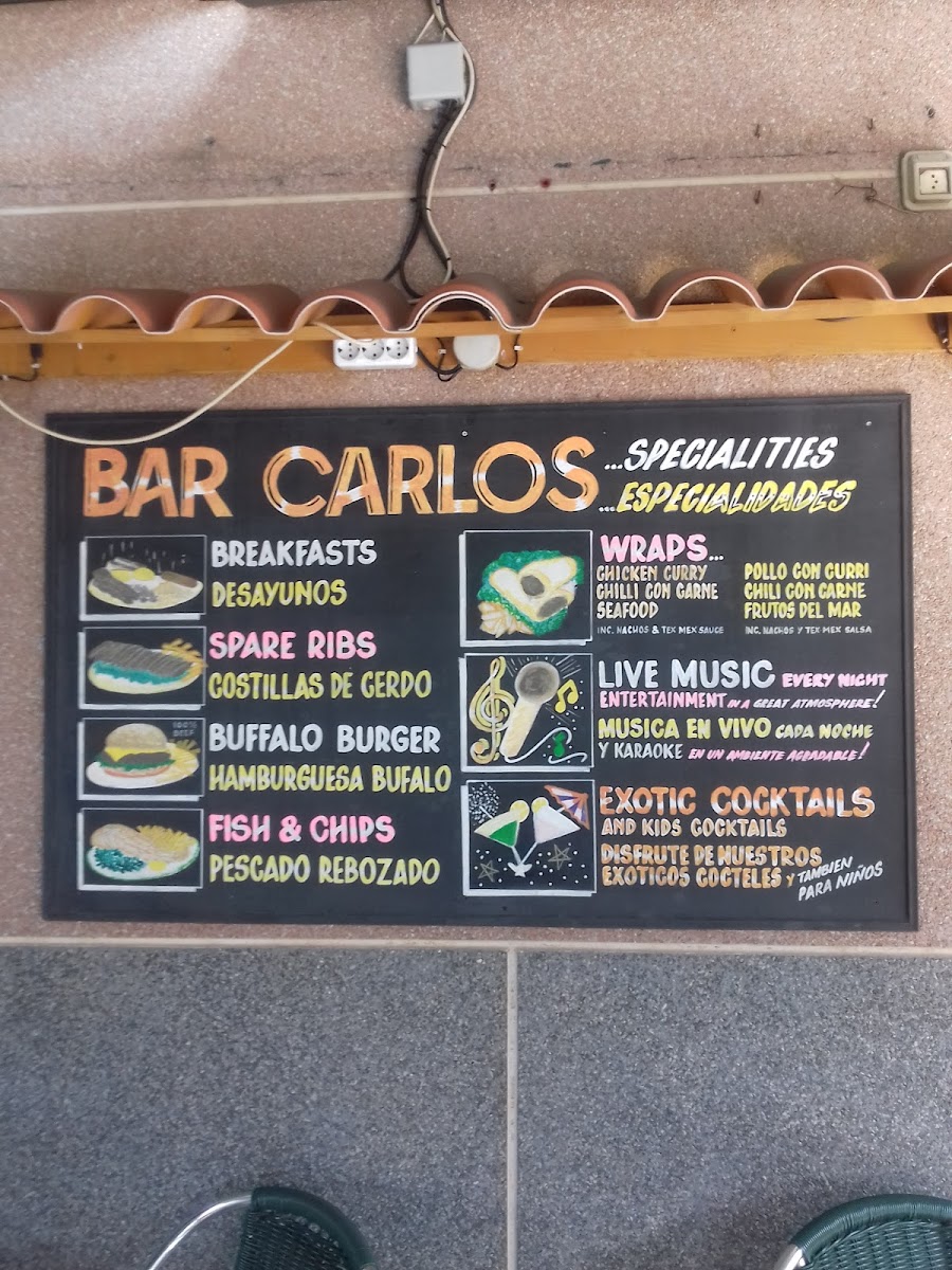 BAR CARLOS Photo Menu 8