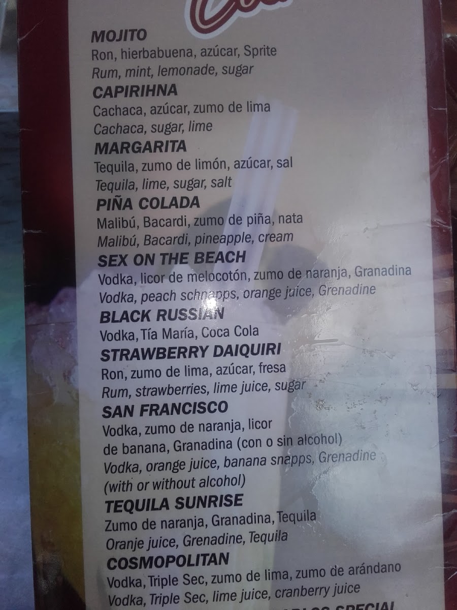 BAR CARLOS Photo Menu 9