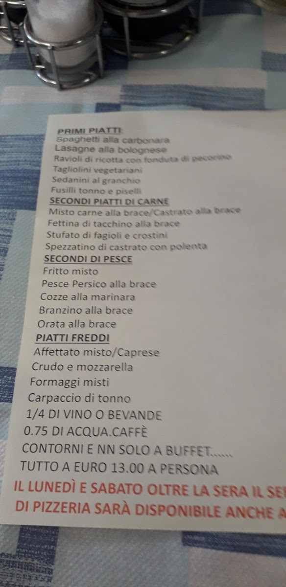 Ristorante Valli Salse Photo Menu 4
