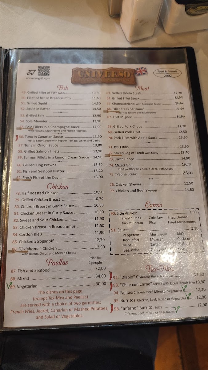 Universo Grill Photo Menu 4