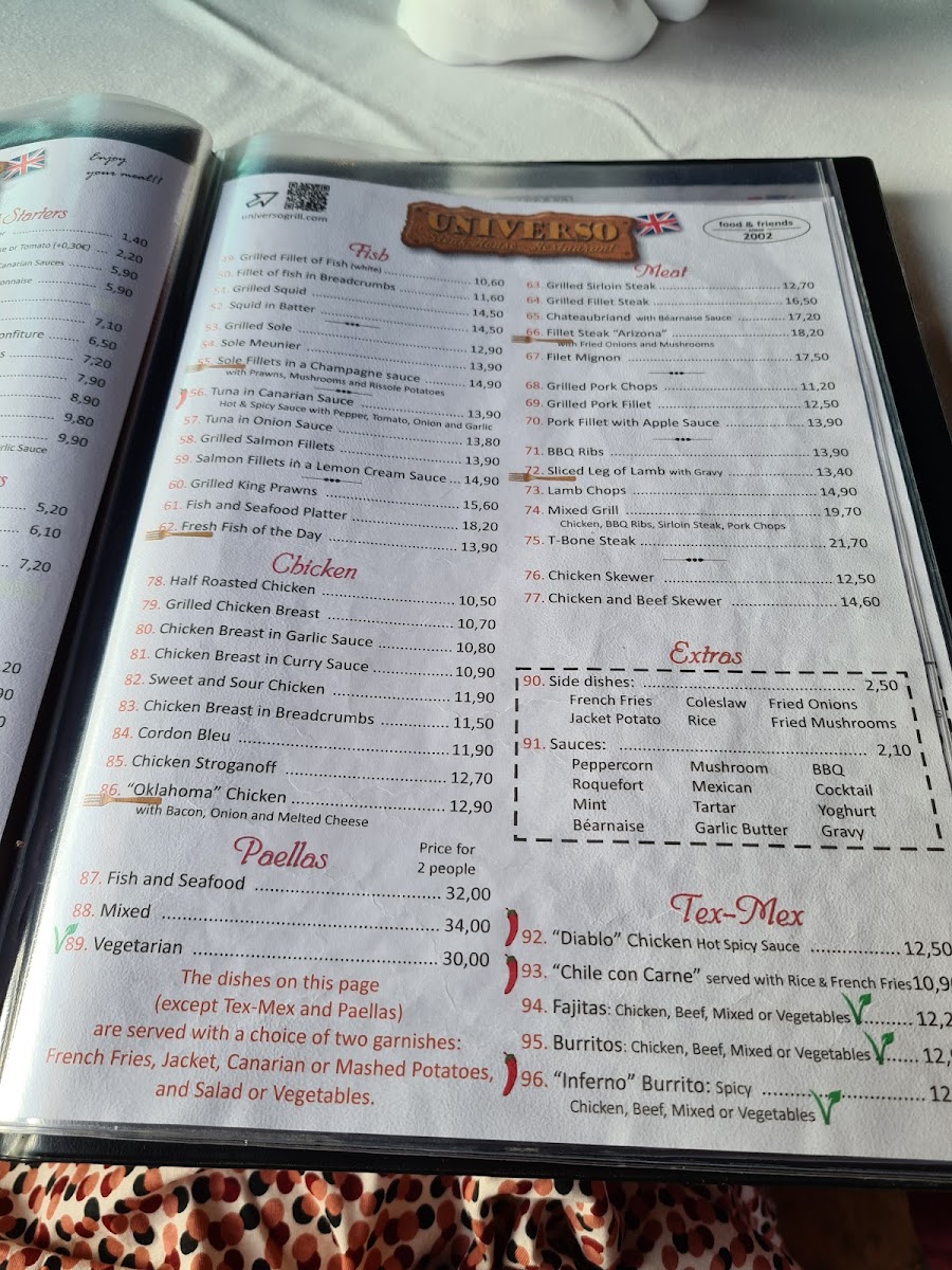 Universo Grill Photo Menu 9