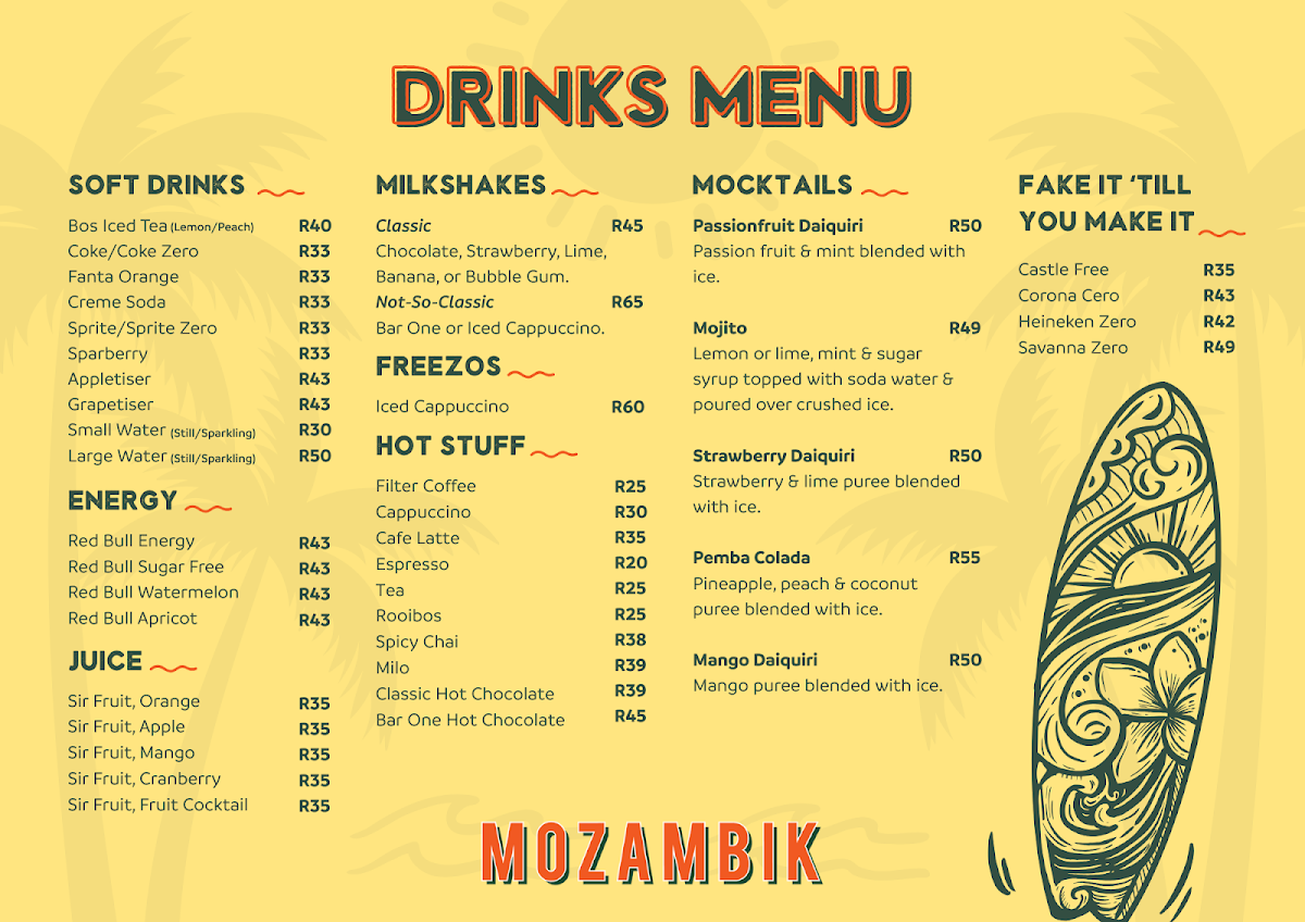 Mozambik Harties Photo Menu 3