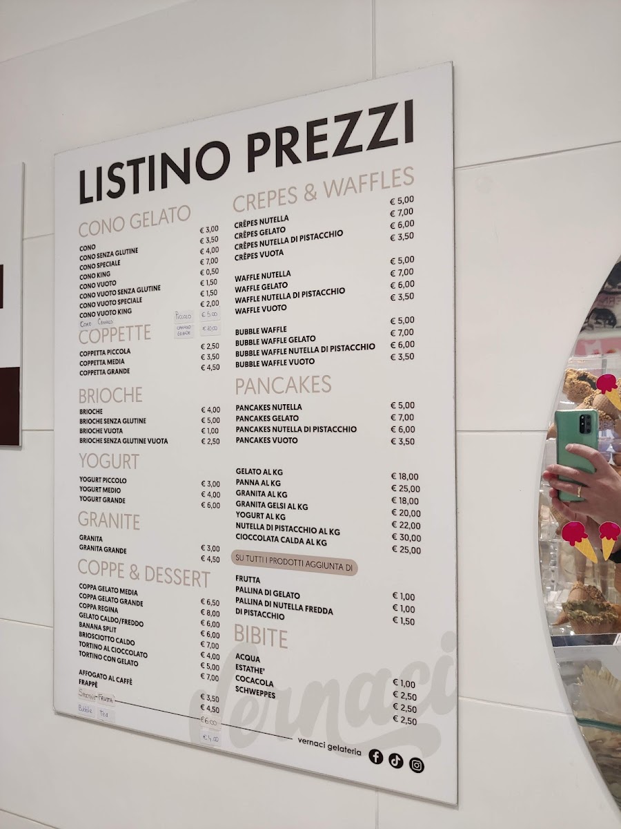 Gelateria Vernaci Photo Menu 1