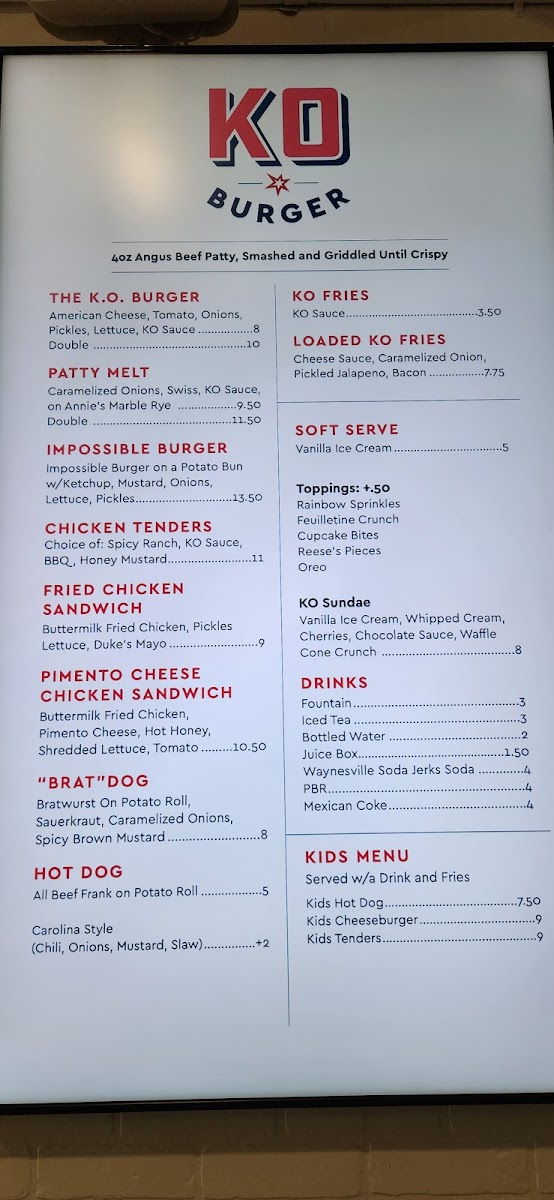 Auction House Food & Drink Hall Photo Menu 10