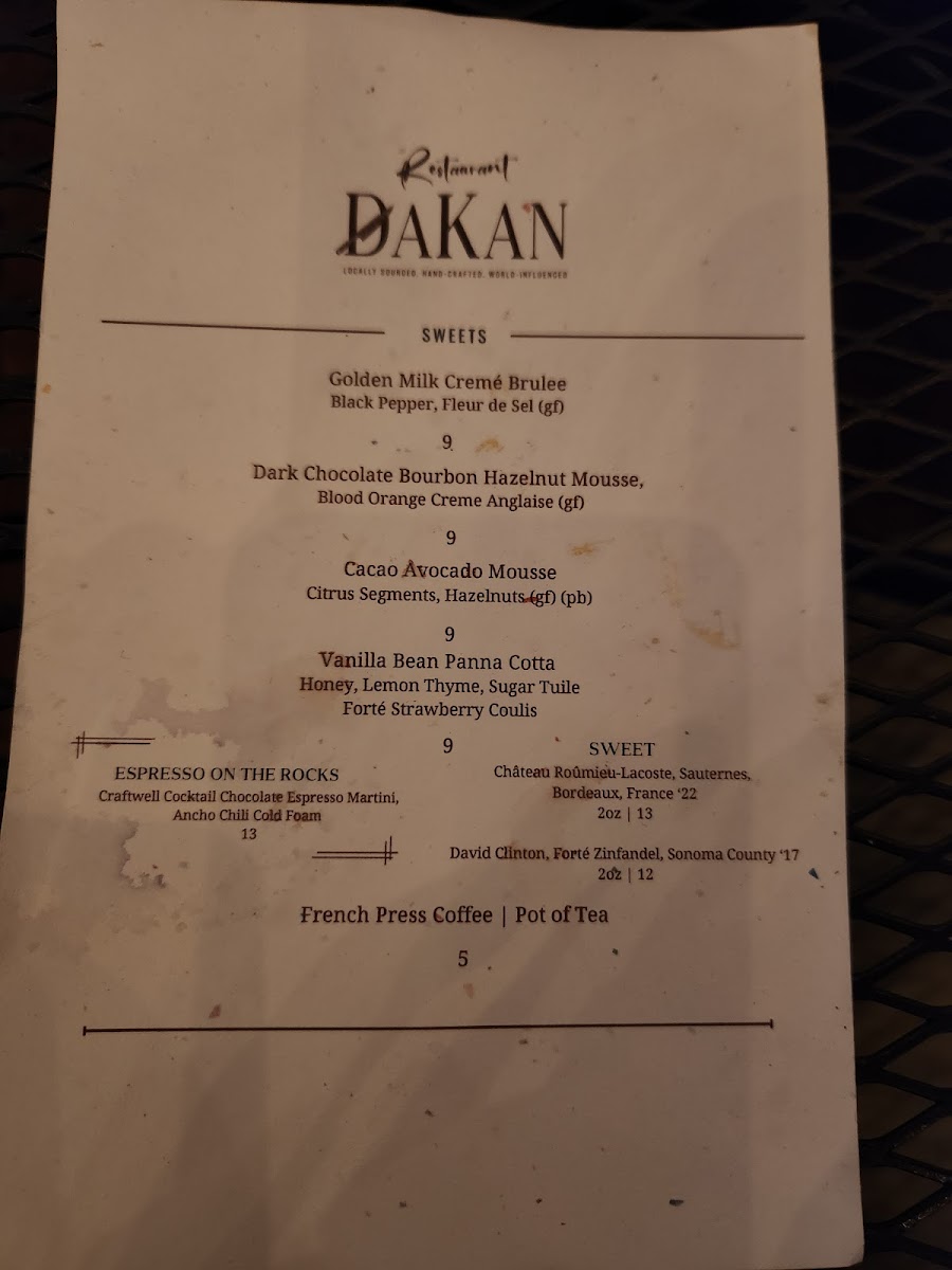 Restaurant DaKan Photo Menu 9