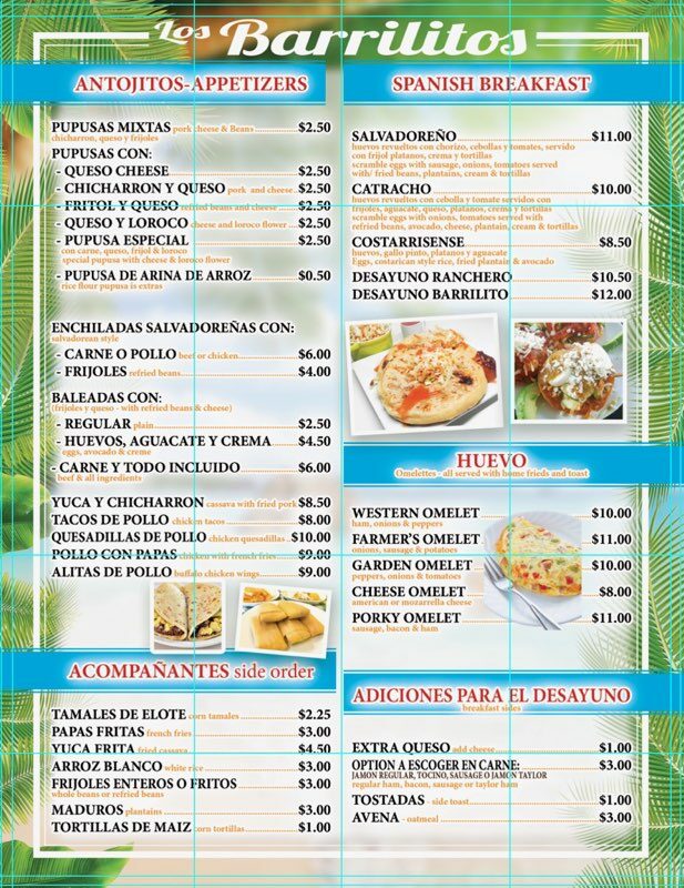 Los Barrilitos Photo Menu 1